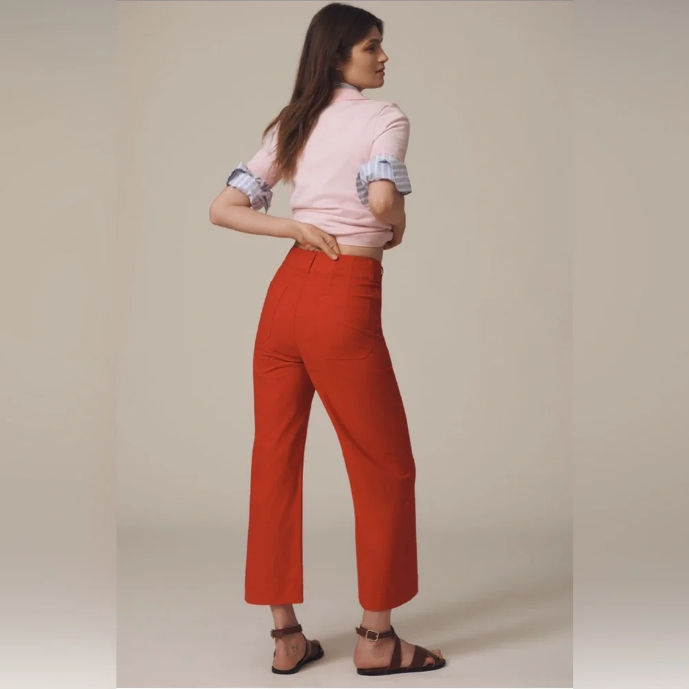 Anthropologie Maeve Collette red rouge - Picture 3 of 6